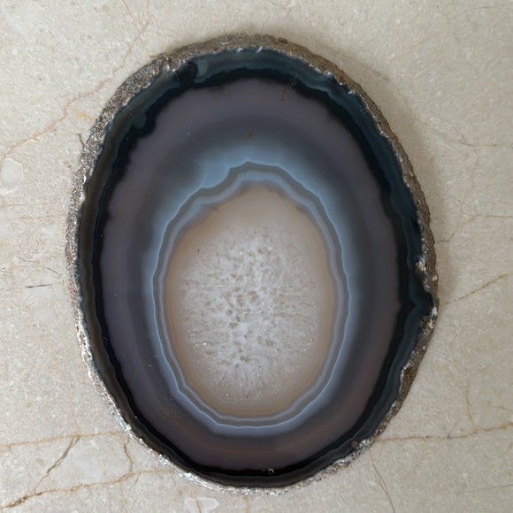6 Polished Agate Rounds for Decor, Display - Picture 2 of 12